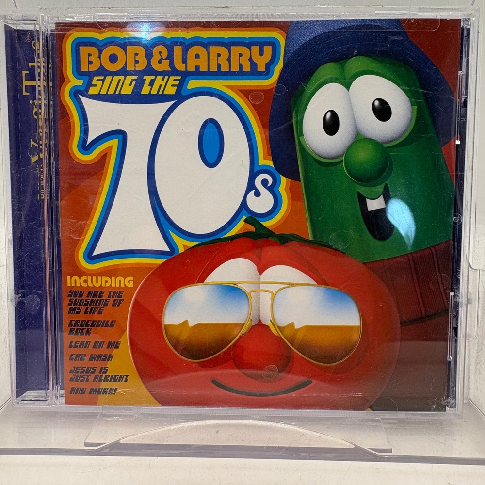 VeggieTales Bob & Larry Sing the 70s CD 2006 Big Idea Christian‎ Kids Music